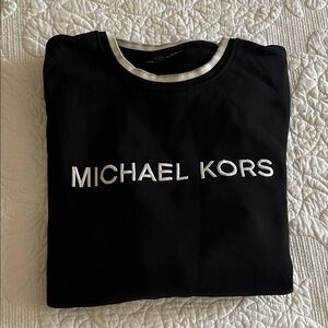 Michael Kors Black and White Logo Sweatshirt
